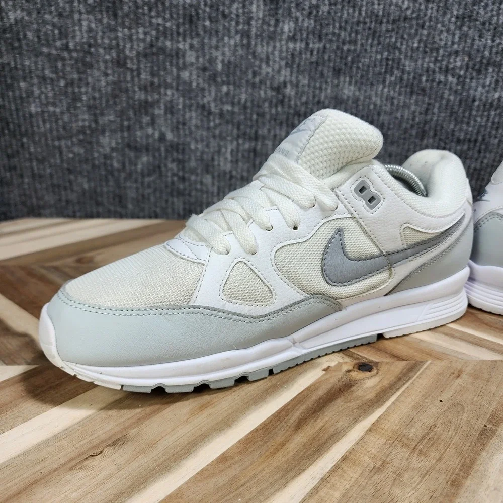 Authentic 2023 Nike Air Span 2 Mens 10.5 Running Recrafted White Wolf Grey Shoes